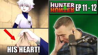 THAT MAN GOT HIS HEART RIPPED OUT! | Hunter x Hunter Episode 11 and 12 REACTION