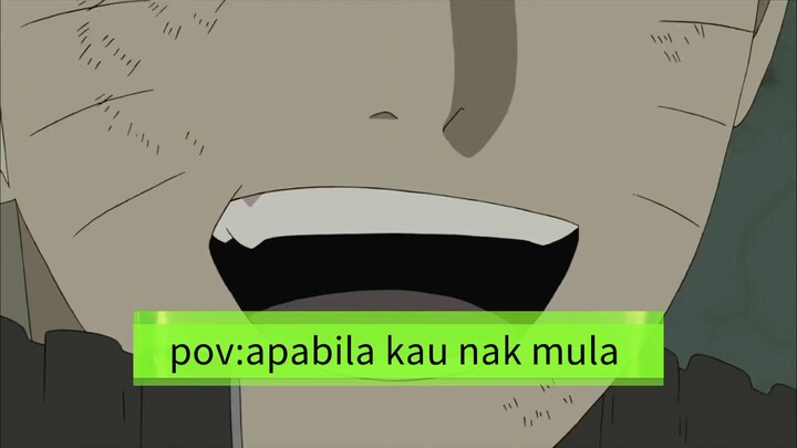 pov:apabila kau nak mula