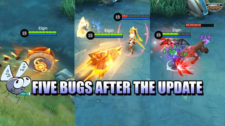 FIVE BUGS AFTER THE UPDATE - MLBB 1.4.70 ORIGINAL SERVER