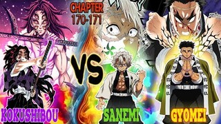 KOKUSHIBOU Vs GYOMEI AND SANEMI😯‼️Demon Slayer Infinity Castle Arc Episode 14 Chapter 170-171