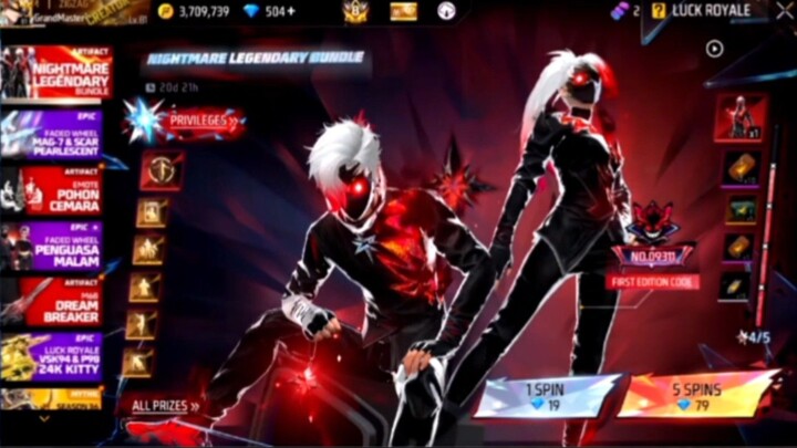 Spin bundle Evo Legendary nightmare ff