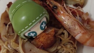 [Animasi stop-motion kelima] Hidup ini tidak mudah, mengamen edamame: hanya barbekyu kecil (peringat