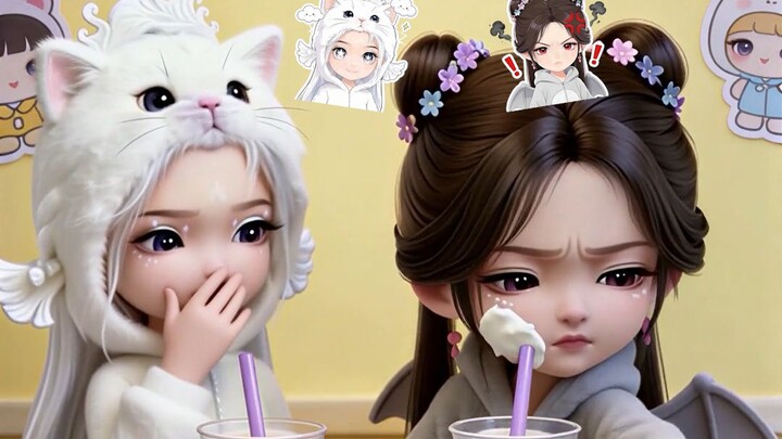 Q-Style Cultivation of the Immortal | 😭 Little Yu lost the game and went to hang out with her little