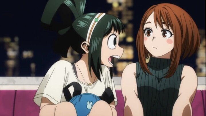 Reuni Hangat Setelah Kelulusan: Tsuyu & Ochaco😥