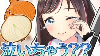 Kizuna Ai won't cry when she cuts onions