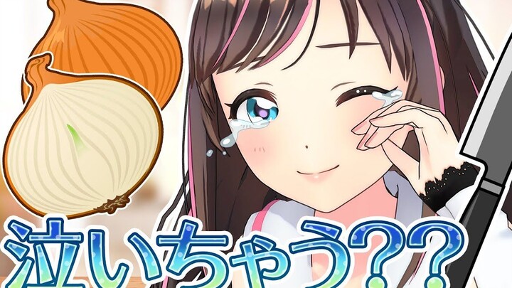 Kizuna Ai tidak akan menangis saat dia memotong bawang