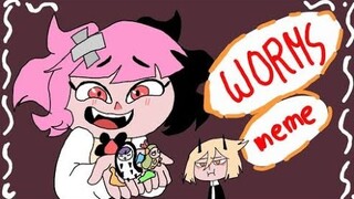 Worms  🐛  meme // Flipaclip Animation