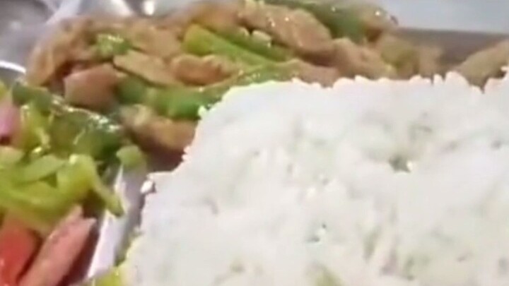 A university cafeteria flooded and instantly turned into a “waterfront restaurant,” with students ca