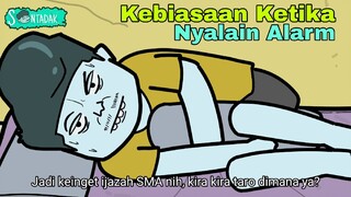 Kebiasaan Ketika Nyalain Alarm Jam 6 Pagi (Animasi Sentadak)