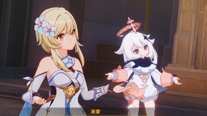 Watching this clip of Grandpa imitating Paimon’s shrug, I just couldn’t hold it in.