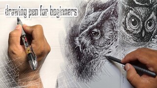 drawing pen untuk pemula - drawing pen for beginners