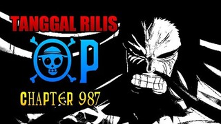 Tanggal Rilis One Piece Chapter 987 dan Pembahasan