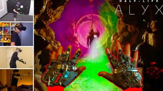 Streamers React To Half-Life: Alyx Funny Moment/Jumpscares Part II (Half-Life: Alyx)