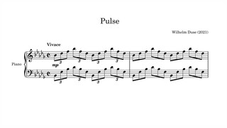 Wilhelm Duse - "Pulse" for piano (reupload)