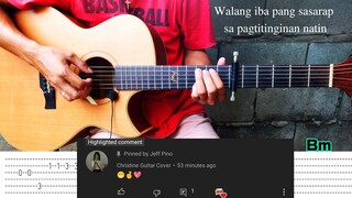 Awitin mo at Isasayaw ko - VST & Co.(Christine tiktok trend)(Fingerstyle cover) Tabs chords + Lyrics