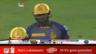 KKR vs RR 54th Match Match Replay from Indian Premier League 2020