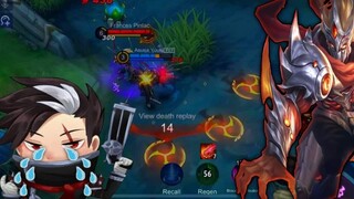 I MET A STRONG HAYABUSA IN RANK GAME | HIGH MMR AkoBida GRANGER GAMEPLAY - MLBB