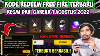 KODE REDEEM FREE FIRE TERBARU 1 AGUSTUS 2022 HARI INI