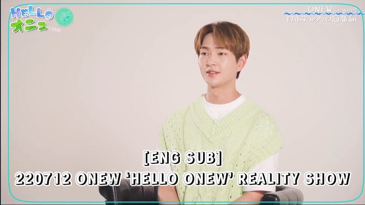 [ENG SUB] 220712 ONEW 'HELLO ONEW' reality show