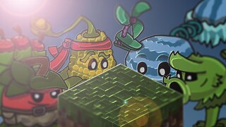 [PVZ连载漫画#5]植物大战僵尸，但是Minecraft