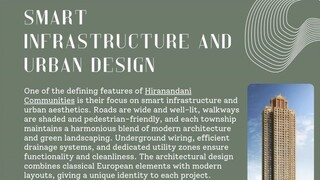 Building Futures: The Township Vision of Hiranandani Communities