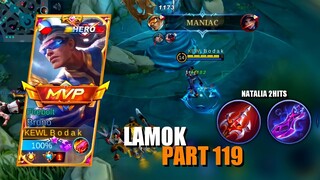 LAMOK PART 119 | BRUNO BEST BUILD AND EMBLEM SEASON 24 | Mobile Legends Bang Bang