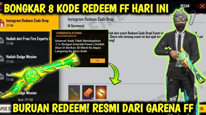 BONGKAR 8 KODE REDEEM FREE FIRE TERBARU HARI INI 26 MEI 2022