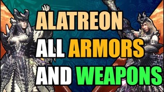 *NEW* ALATREON ALL WEAPONS AND ARMOR | MHW: ICEBORNE