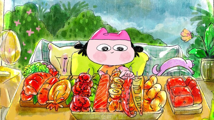【美食动画】雨天宅家吃什么吶？