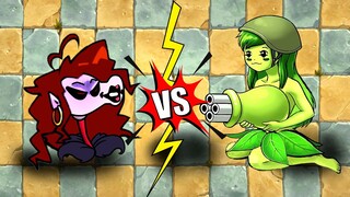 Peashooter + Dragon ball Chicken Ghost Henderson Vs Huge wave Zombies - Compilation
