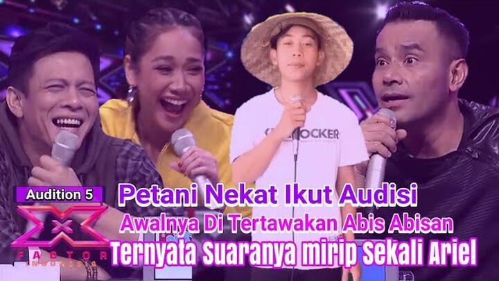 Viral,Petani Nekat Ikut Audisi X Factor Awalnya Di Tertawakan,Suaranya Mirip Sekali Dengan Ariel