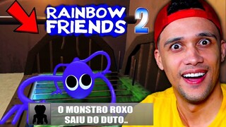 O MONSTRO ROXO VAI SAIR DO DUTO NO CHAPTER 2 DO RAINBOW FRIENDS? DATA DE LANÇAMENTO DIA 2 DE JUNHO!