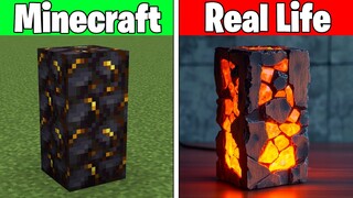 Realistic Minecraft | Real Life vs Minecraft | Realistic Slime, Water, Lava #42