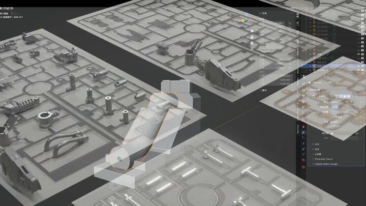 Membuat Kerangka Gundam Barbatos dengan Blender - Episode 1