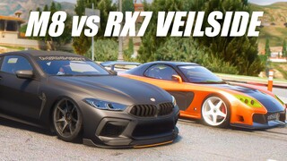 DITANTANG BALAPAN LAWAN RX7 VEILSIDE ! GTA V ROLEPLAY