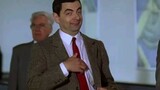 Mr. Bean went through the security check and pulled out a gun, completely killing the rhythm