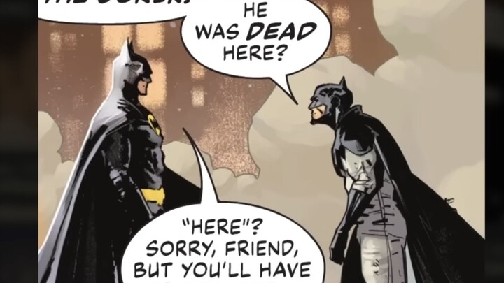 Batman meets Batman from another universe