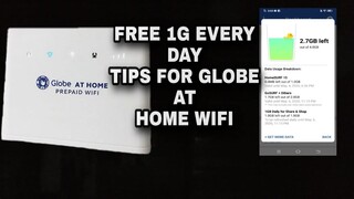 GLOBE AT HOME PREPAID WIFI FREE 1GB EVERYDAY GO SURF