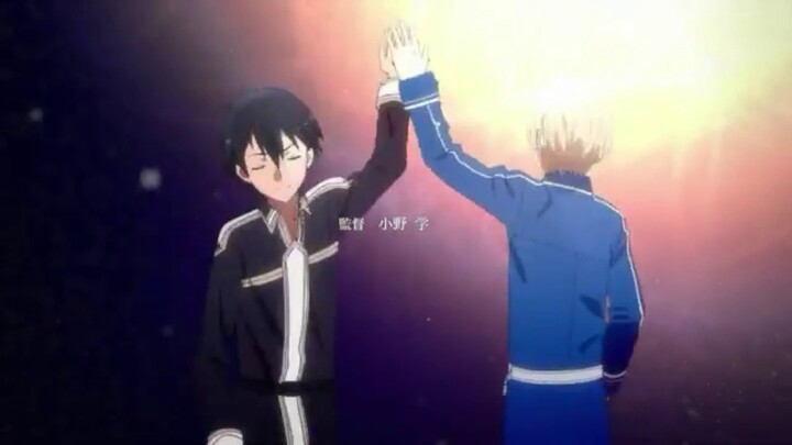 Kirito and eugeo all handshake