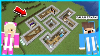 MIPAN & ZUZUZU Buat Rumah Di Dalam Tanah Yang Paling Besar! - Minecraft Survival