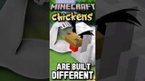 Minecraft Chickens Aren’t Actually Chickens 🐔! #shorts