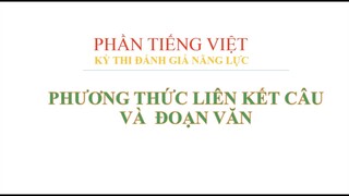 Cách liên kết câu tạo nên đoạn văn | Ngữ pháp tiếng Việt