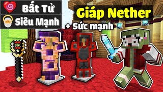 Minecraft Bedwars, Sở Hữu Giáp Nether Và Gậy Hacker 1 Hit Troll Noob Team Trong Minecraft ??