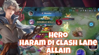 Hero Haram di clash lane, Allain