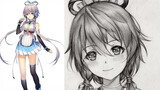 [HandDrawn]Drawing Luo Tianyi in 300 minutes