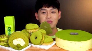 Mukbang toàn đồ màu xanh lục #mukbang