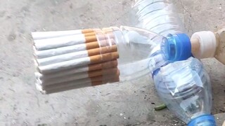Thick smoke billows