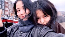 Chinese subtitles.JISOO's Vlog-Amsterdam vlog (JENNIE appears)