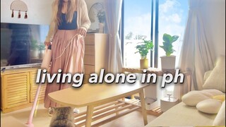 living alone in philippines | life RESET for 2024 ✨, declutter with me, self care and reflections 📝