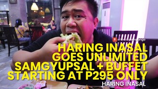 Haring Inasal goes unlimited samgyupsal + buffet starting at P295 only